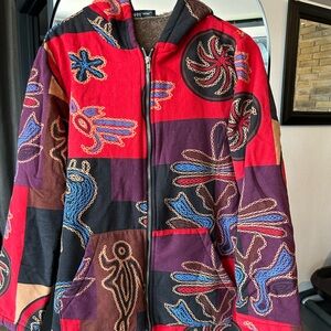 Zanzea hooded jacket multicolored size xl